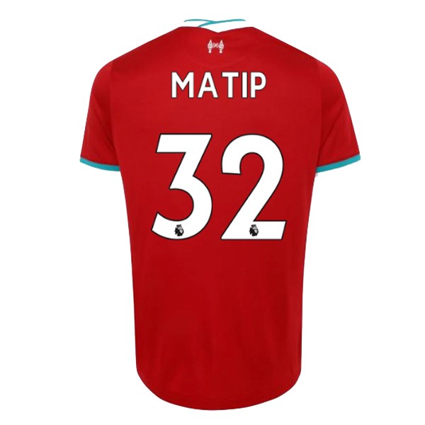 Camiseta Liverpool NO.32 Matip Primera equipo 2020-2021 Rojo